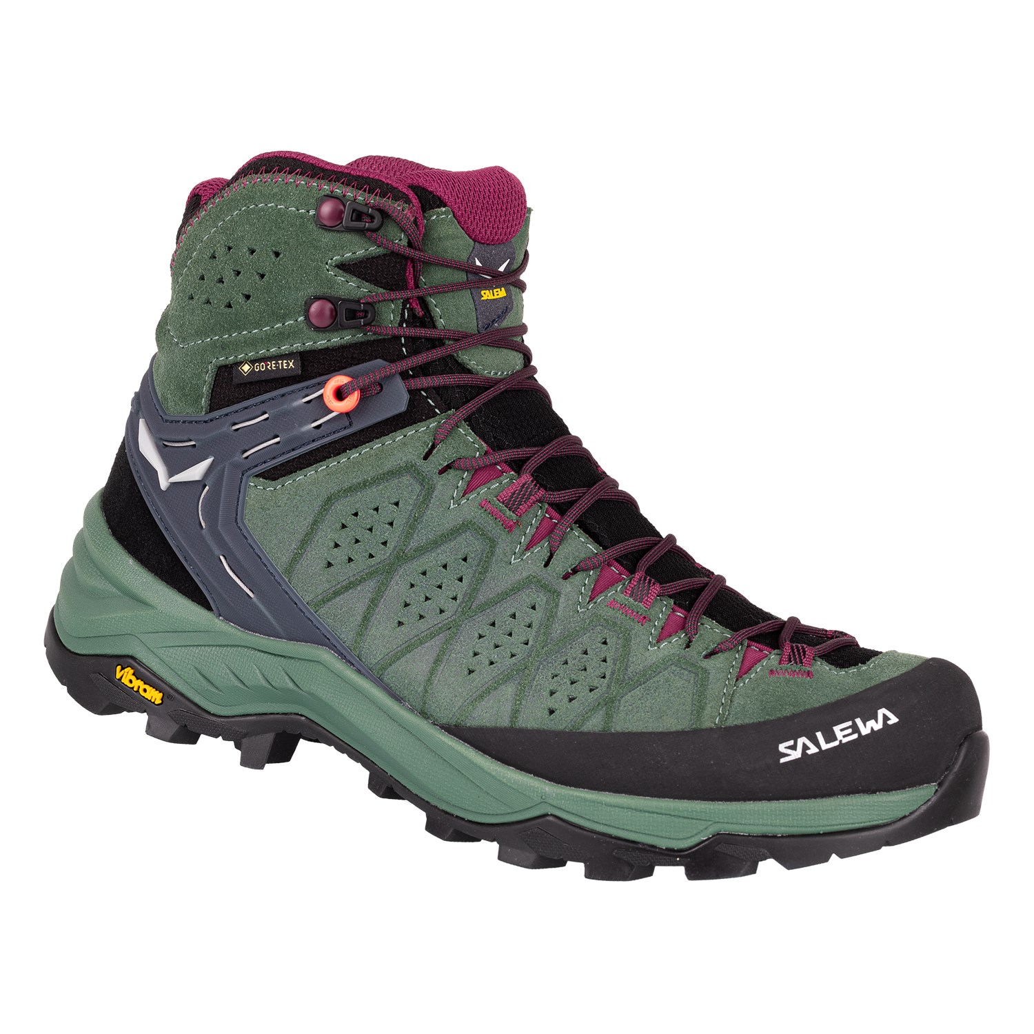 Tênis de caminhada Salewa Alp Trainer 2 Mid GORE-TEX® Mulher Verdes 615KNMXIE